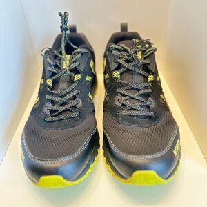 Black and Yellow Athletic Shoes